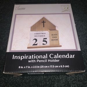 CHURCH PENCIL HOLDER AND DATE ✝️
